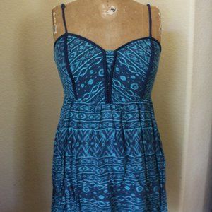 Billabong Turquoise Patterened Dress